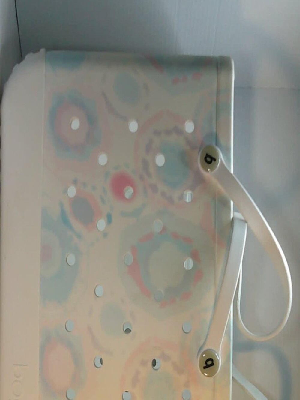 Original Bogg Bag pastel pattern large EVA tote 18x13x9